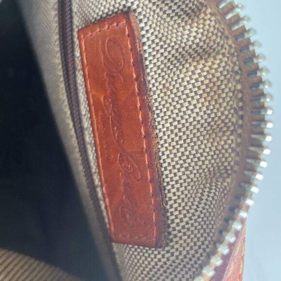 Vintage Dooney & Bourke Ostrich Hobo Bag Purse - Picture 12 of 16